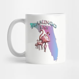 Flamingo Bay Florida Mug